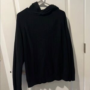 Banana Republic Black Sweatshirt with Turtleneck and Slim Fit